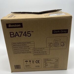 Boston Acoustics BA745 2.1 Speaker System (Sub + 2 Satellites)  3.5 mm input